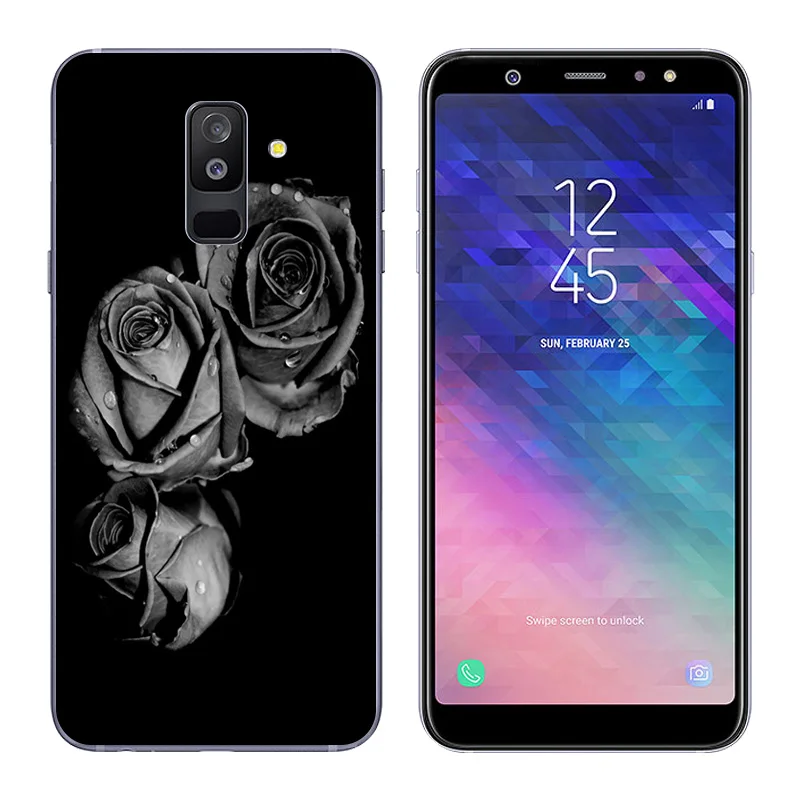 6 0 &quotчехол для Samsung Galaxy A6 + (2018) A6Plus J8 J805F ультратонкий прозрачный гелевый Чехол 2018
