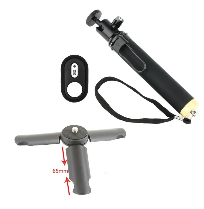 3 PCS Clownfish для xiaoyi Bluetooth монопод с дистанционным управлением штатив ручной селфи палка для Xiaomi YI/2 4k Аксессуары для экшн-камеры - Цвет: 3 PCS