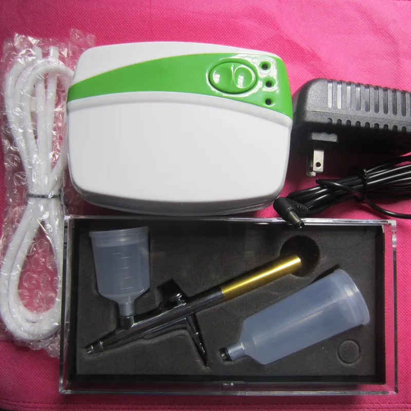 Household Spa Oxygen Spraying Airbrush Compressor Skin Jet Peeling Salon Beauty Rejuvenaiton Device