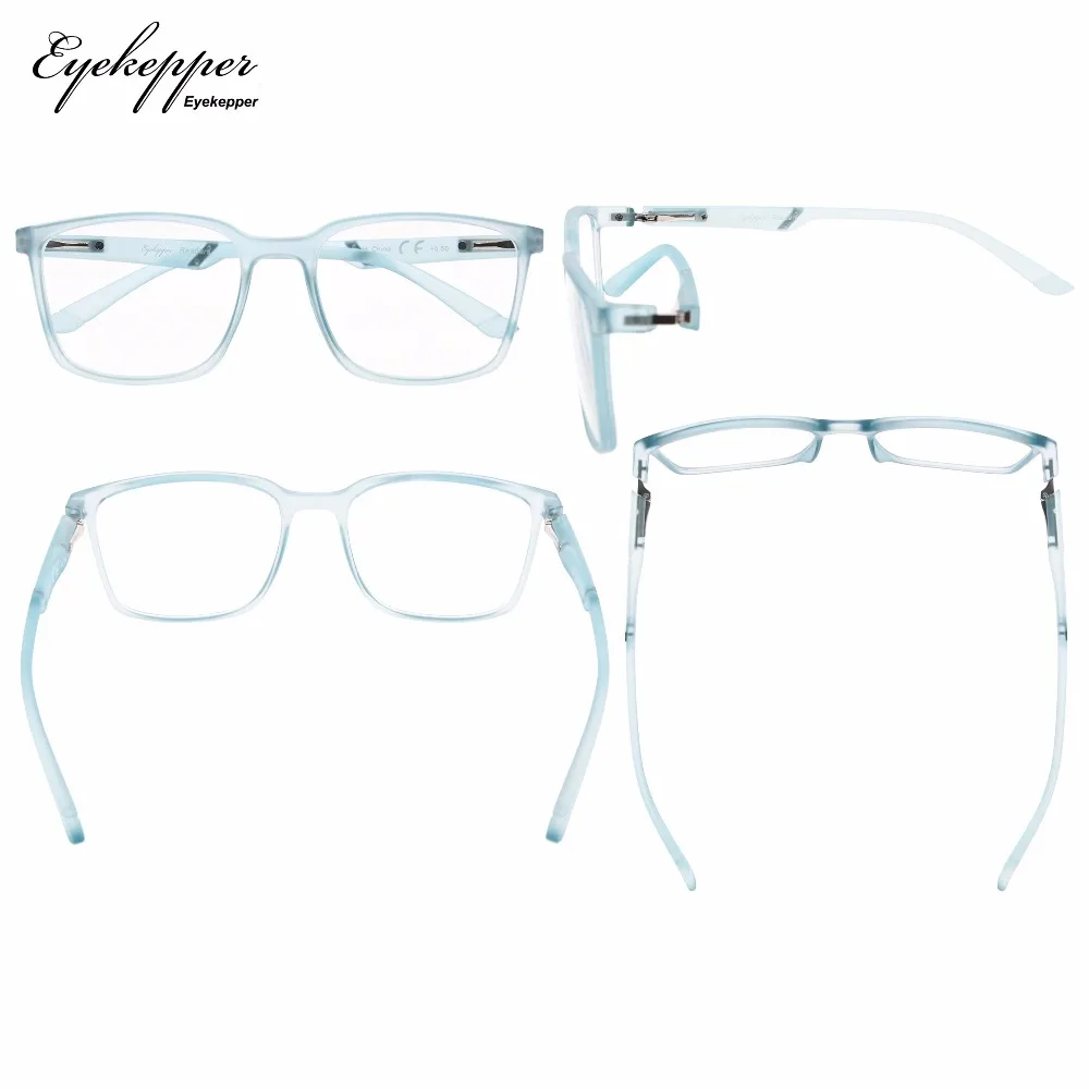 R151-Mix-5pcs Eyekepper 5-Pack большая оправа мужские женские очки для чтения со специальным