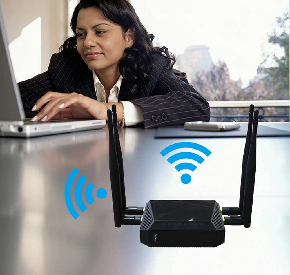 Wi Fi роутер sim карта 4g 3g модем для мобильного hotpot 300 Мбит/с IEEE 802.11b/g/n/u 128 Мб Интернет