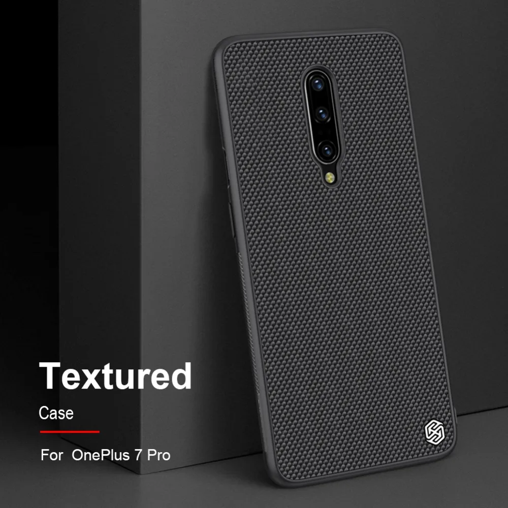 Oneplus 7 чехол NILLKIN Текстурированный чехол нейлоновое волокно Нескользящая Роскошная бизнес матовая задняя крышка для Oneplus 7/Oneplus 7 Pro