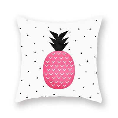 Colorful Geometric Pineapple Decorative Cushion Covers English Cactus Pillow Cases Indian Elephant Pattern For Sofa Car | Дом и сад