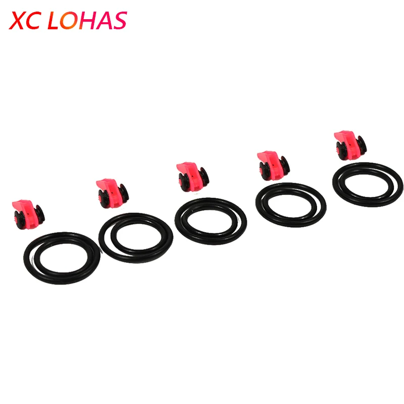 5 Sets/bag Plastic Hook Safe Keeper for Fishing Rod Pole Spoon Lures Bait Treble Fishhooks Holder Fishing Tackle Accessories