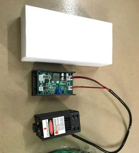 

12V High Power 450m Focused Blue Laser Module Laser Engraving and Cutting Band TTL 15W laser head