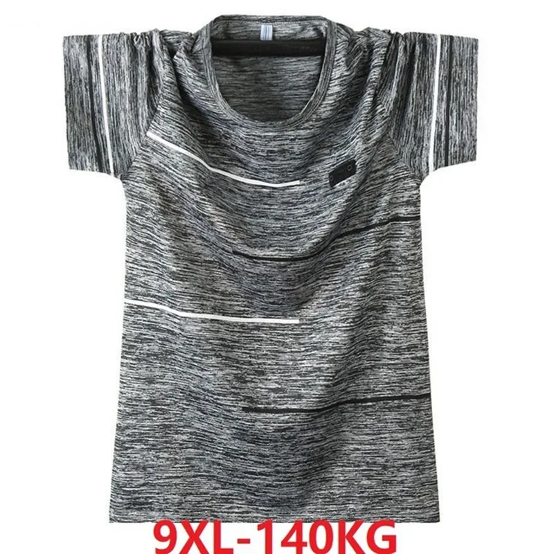 Размера плюс большие 5XL 7XL 8XL 9XL мужские летние футболки для мальчиков Летняя майка