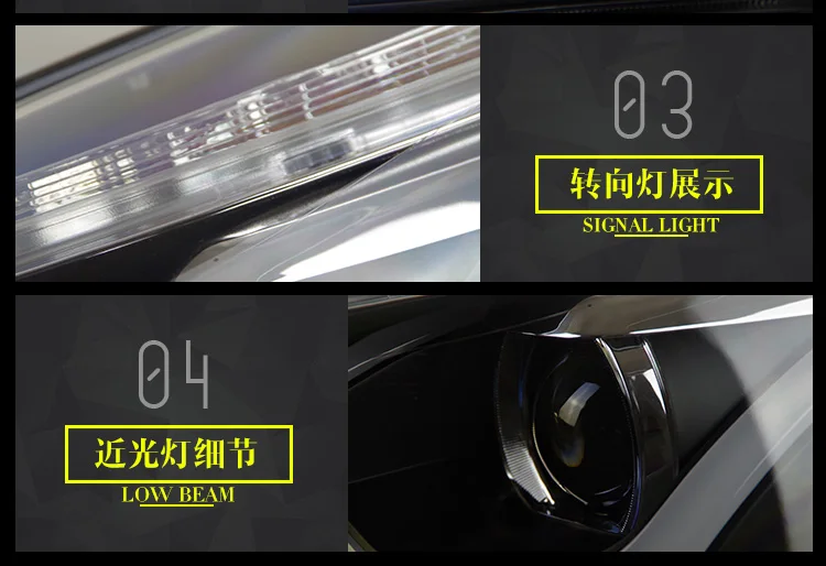 AKD автомобильный Стайлинг Головной фонарь для Ford Kuga фары- Escape светодиодный DRL D2H Hid Angel Eye сигнал Би ксеноновый луч