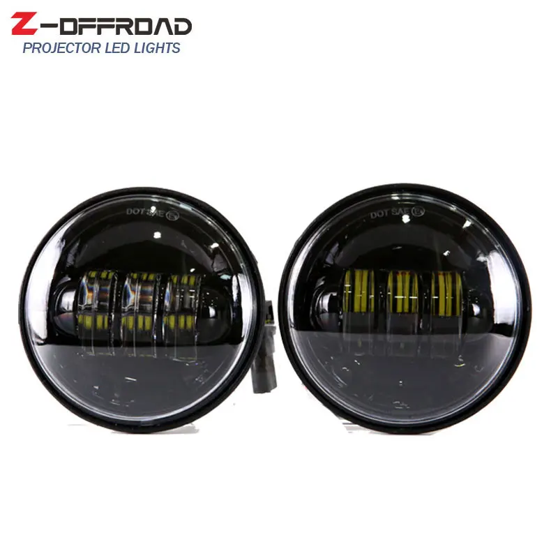 Для мотоцикла 4 5 дюймов светодиодные противотуманные фары и корпус Кронштейн