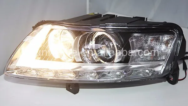 OEM светодиодный налобный фонарь для Audi A6L 2005-2011 с комплектом D3S HID