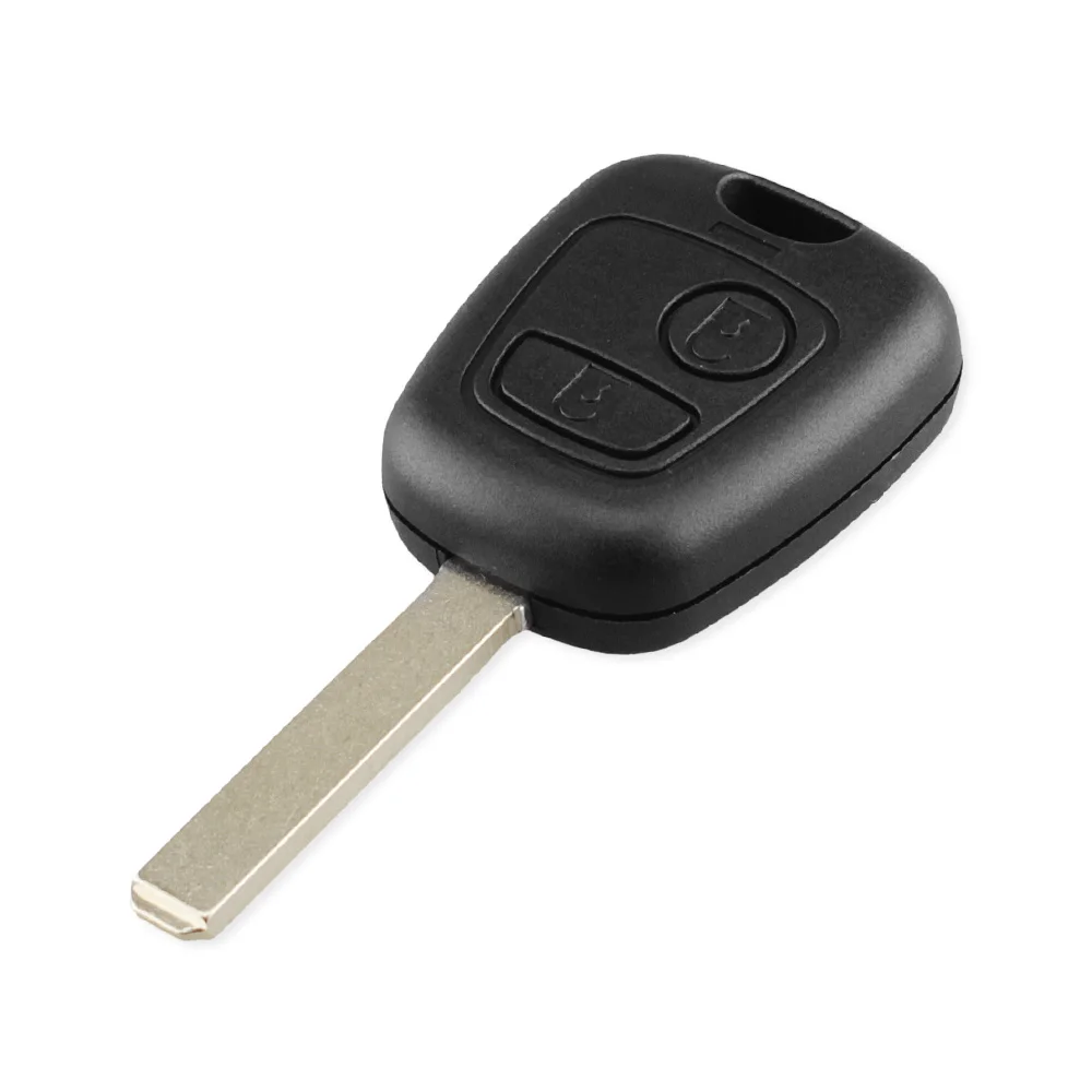 KEYYOU 2 кнопки дистанционный ключ брелок от машины чехол для Peugeot 106 206 307 107 207 407 Expert