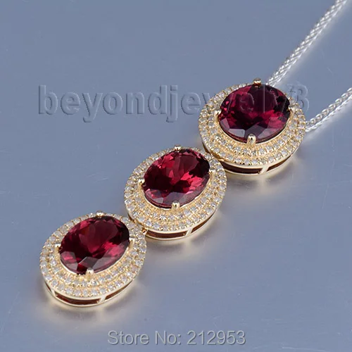 Женское ювелирное изделие овальной формы 7x9 мм три натуральных массива 14 к желтое