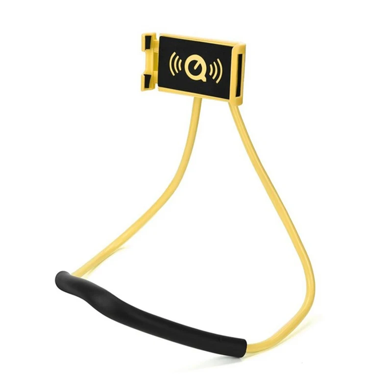 yellow Rovtop ленивый шейный Универсальный держатель для телефона Подставка для IPhone 6 6s samsung Xiaomi Android 360 градусов вращение гибкий держатель для телефона - Цвет: yellow