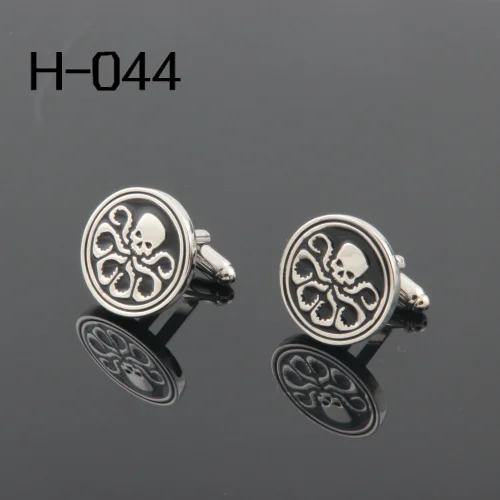 

Men's Accessories Free Shipping:High Quality Cufflinks For Men Superhero 2016Cuff Links Wholesales Hydra