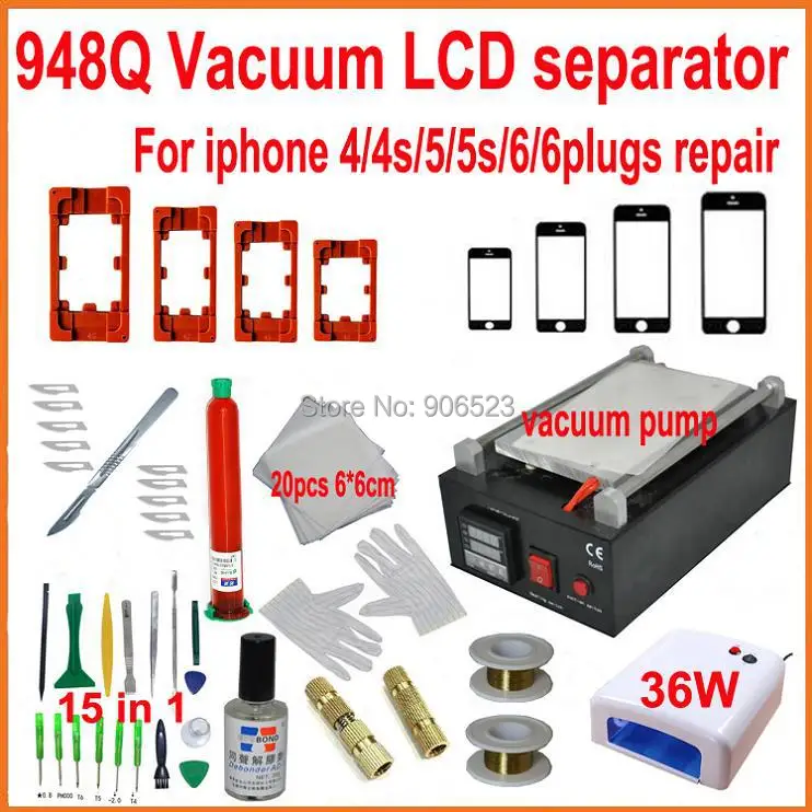 Вакуумный сепаратор для ЖК экрана iphone 6 Plus|lcd module touch screen|machine rugslcd led tv 55 |
