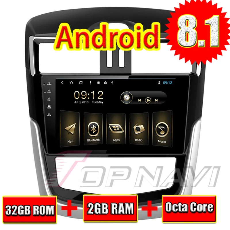 Автонавигация для Nissan Tiida 2016 Android 8 1 9 дюймов головное устройство Topnavi
