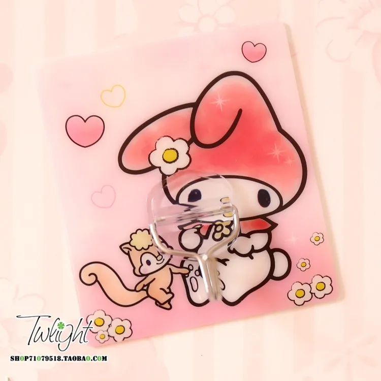 2 шт./лот милый, которая проигрывает мелодии из грустное яйцо Гудетама cinnamoroll Пластик крючки, присоски настенная присоска Кухня вешалка чашки всасывания аксессуары для кукол