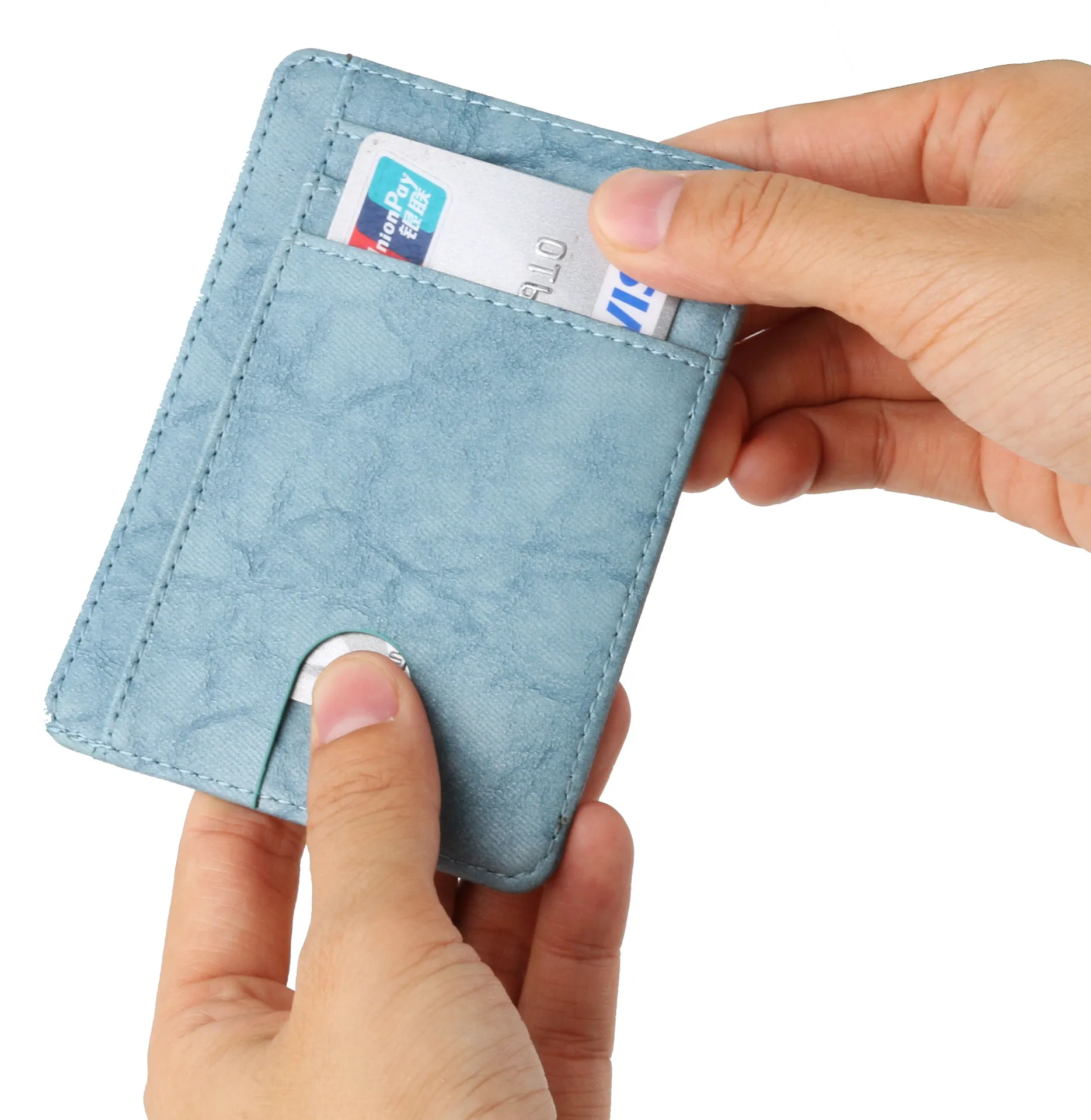 ETONTECK Анти Rfid кошелек для женщин Блокировка Reader Lock Bank держатель для карт мужчин ID Card Case Защиты Искусственная кожа кредитной держатель для карт