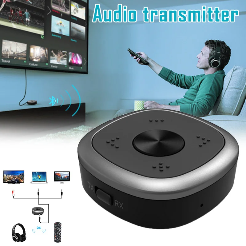 

Приемник-передатчик 2 в 1 Bluetooth 5,0 адаптер видео HD аудио Домашний Беспроводной