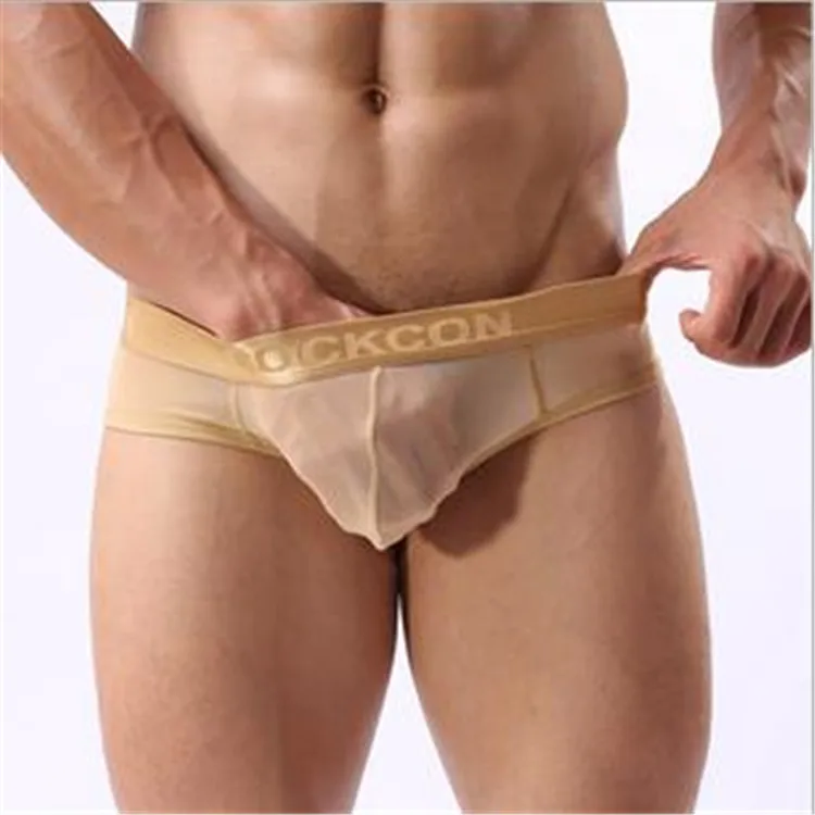 Бренд cockcon Мужской трусы Для мужчин эротические сексуальные Сетчатое нижнее