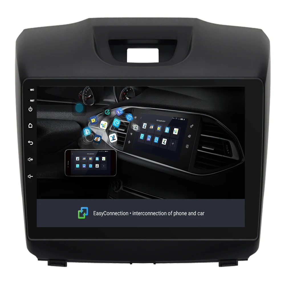 " 2 din Автомобильный радио мультимедиа dvd-плеер android 9,1 для Chevrolet Trailblazer Colorado S10 Isuzu D-max MU-X gps стерео