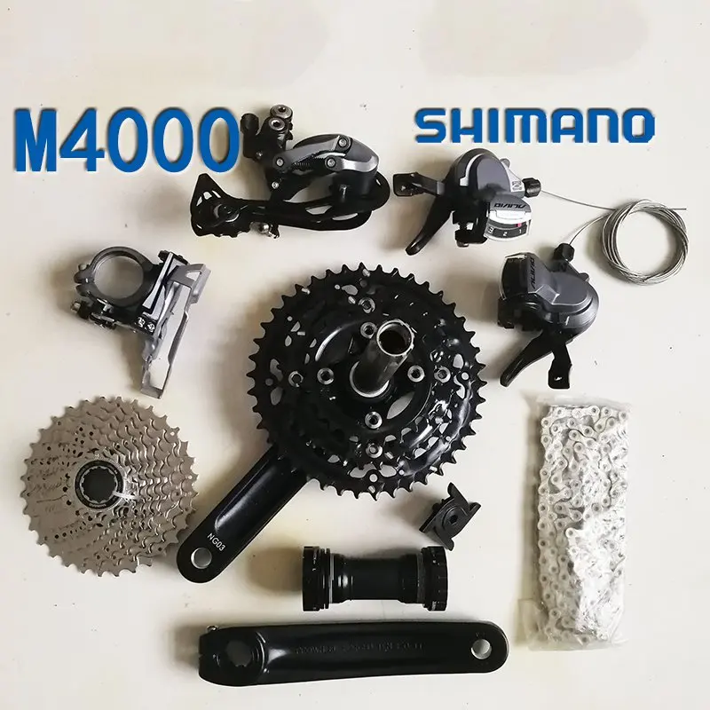 Shimano m4000 велосипедный переключатель 9S 27S дорожный переключения + передний задний