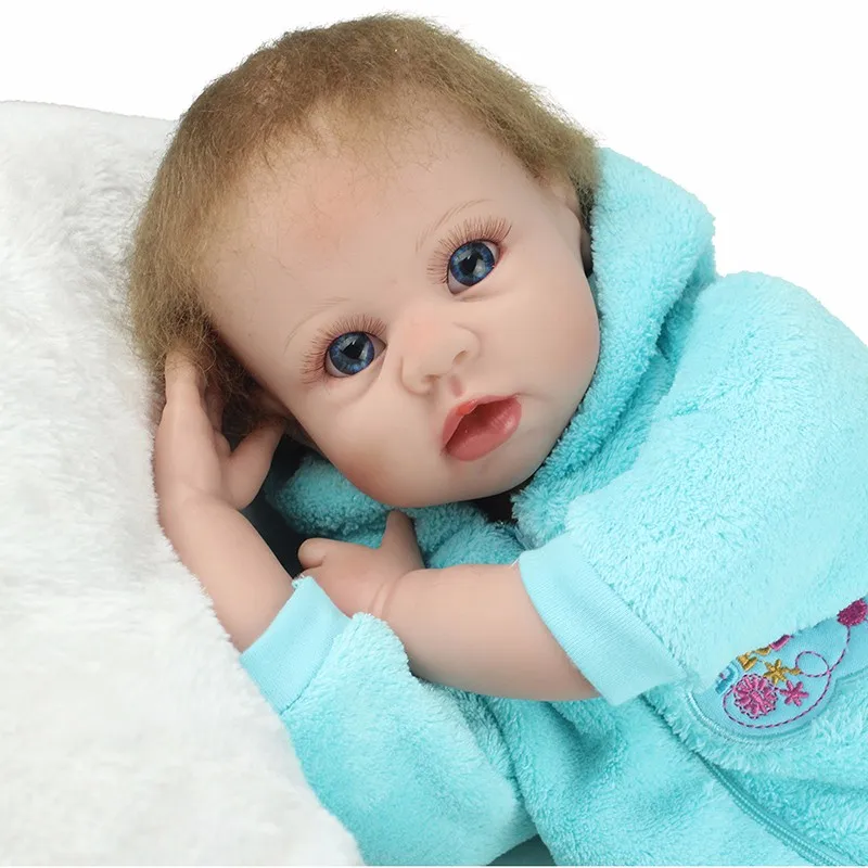 55 cm Силиконовые куклы Реборн кукла мягкая baby born шарнирная мальчик плюшевые reborn
