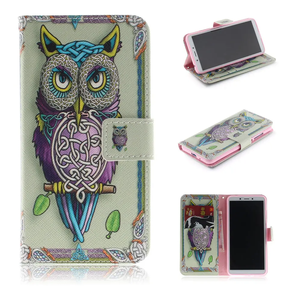 Retro Flip Case For Samsung Galaxy S9 S8 j8 A6 A8 Plus j3 j5 j7 Note 8 9 Dandelion PU Leather Wallet Phone Cover D26F