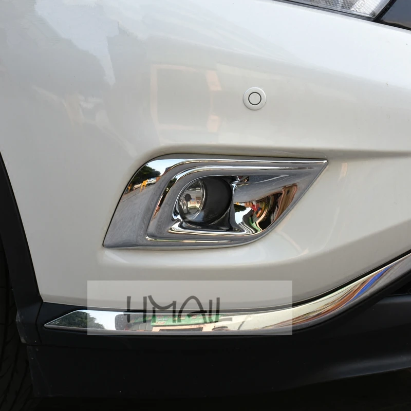 Для 2015 Nissan Murano ABS Хромированная передняя противотуманная фара авто отделка