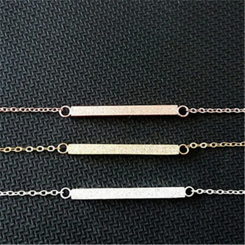 Цвета: золотистый серебристый Цвет крошечные бар Браслеты и браслет для друга