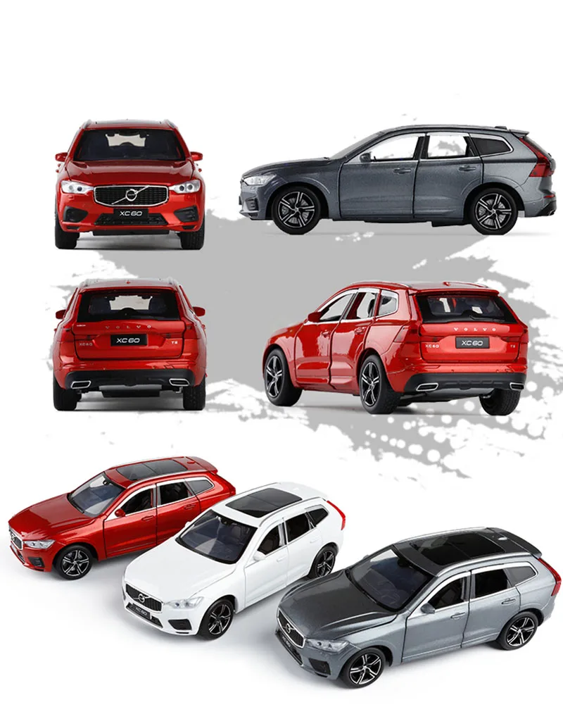 1/32 сплав XC60 SUV внедорожный литья под давлением игрушечные машины звук световой вытяните назад автомобиль игрушки для детей