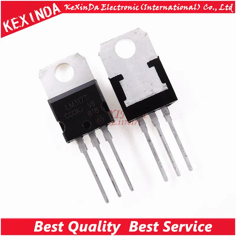 LM317T LM317-220 1,2 V-37 V 1.5A 10 шт./лот