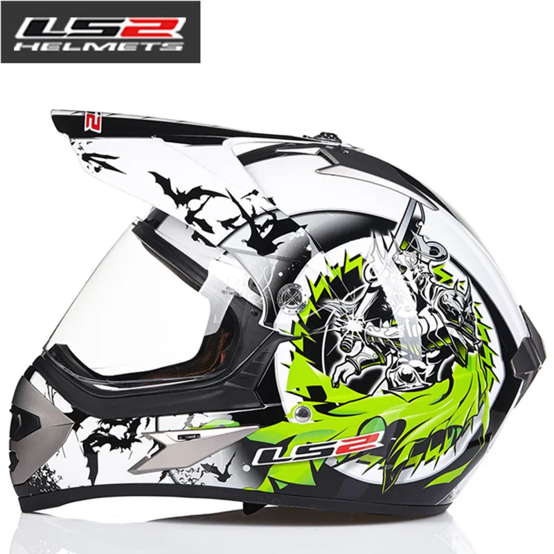14 Новое поступление capacete casco LS2 moto cross шлемы профессиональные мужские внедорожные moto rcycle шлем грязный велосипед ралли гоночный Мото шлем - Цвет: 14