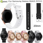 Ремешок силиконовый для Samsung Gear sport S2S4 Galaxy Watch 42 мм, браслет для huami amazfit bip, Huawei Watche 2, 20 мм