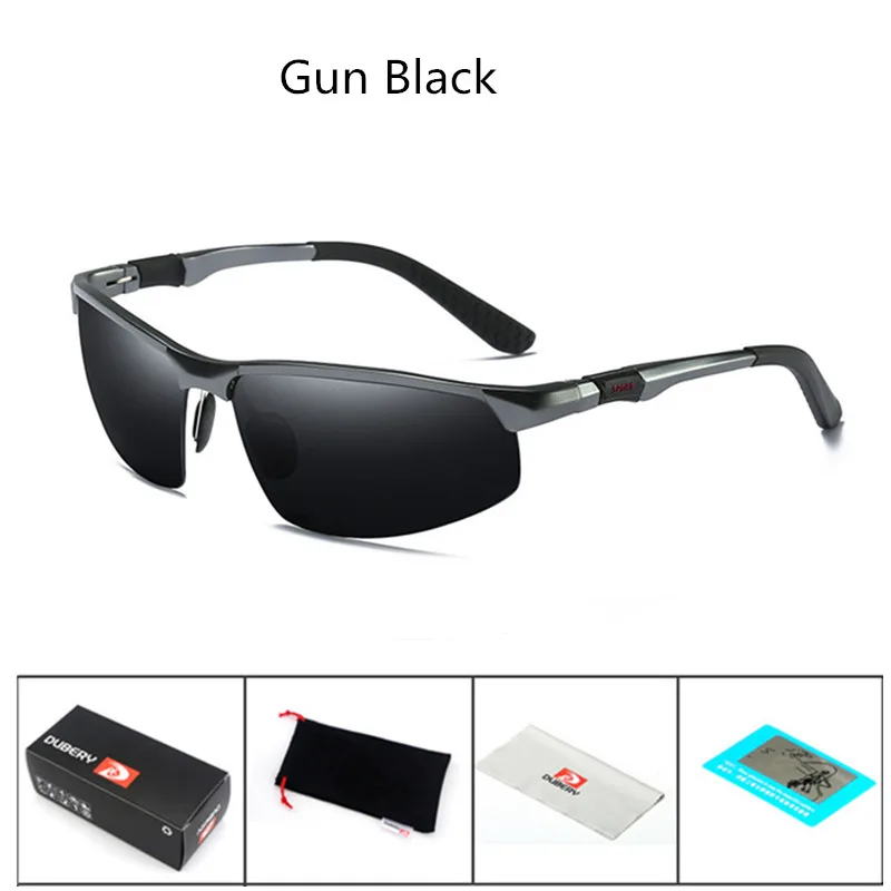 D3121 Gun Black Роскошные алюминиевые HD винтажные Поляризованные солнцезащитные очки для мужчин и женщин, солнцезащитные очки, брендовые дизайнерские очки gafas de sol lunette de soleil - Цвет линз: D3121 Gun Black