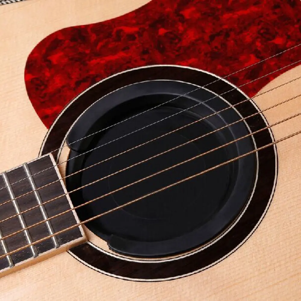 Акустическая гитара Sound Hole Cover черная резиновая заглушка Mute Buffer Block для 38 &quot39&quot