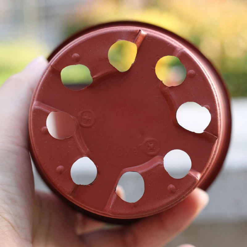 100 шт Пластиковые садовые горшки цветочный горшок саженцы Плантатор Контейнер