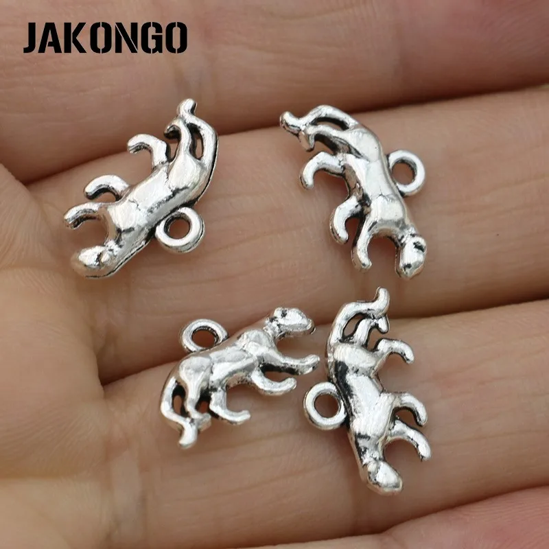 JAKONGO Античная Посеребренная леопардовая Подвеска для изготовления ювелирных