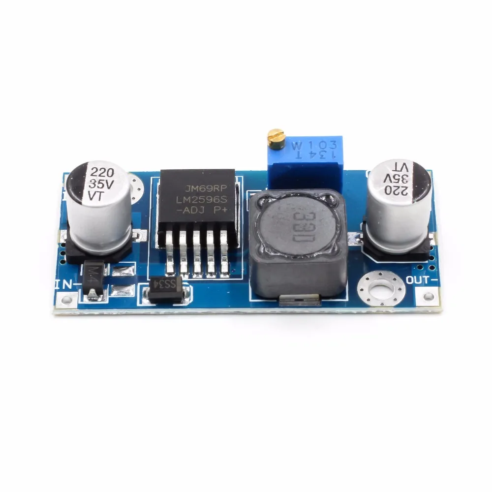 1.23V-30V DC-DC Buck Converter Step Down Module LM2596 Power Supply Output dc-dc step down | Электронные компоненты и