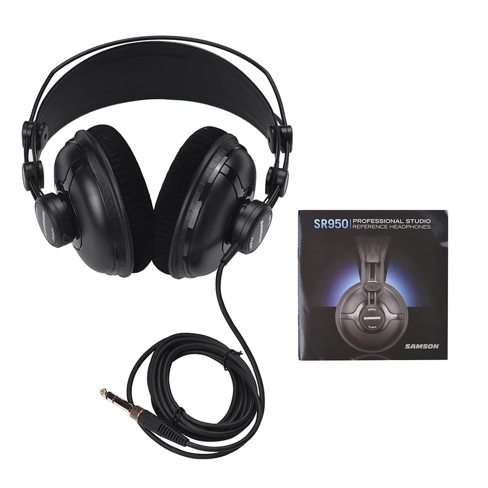 SAMSON SR950 профессиональные студийные мониторные наушники динамическая гарнитура