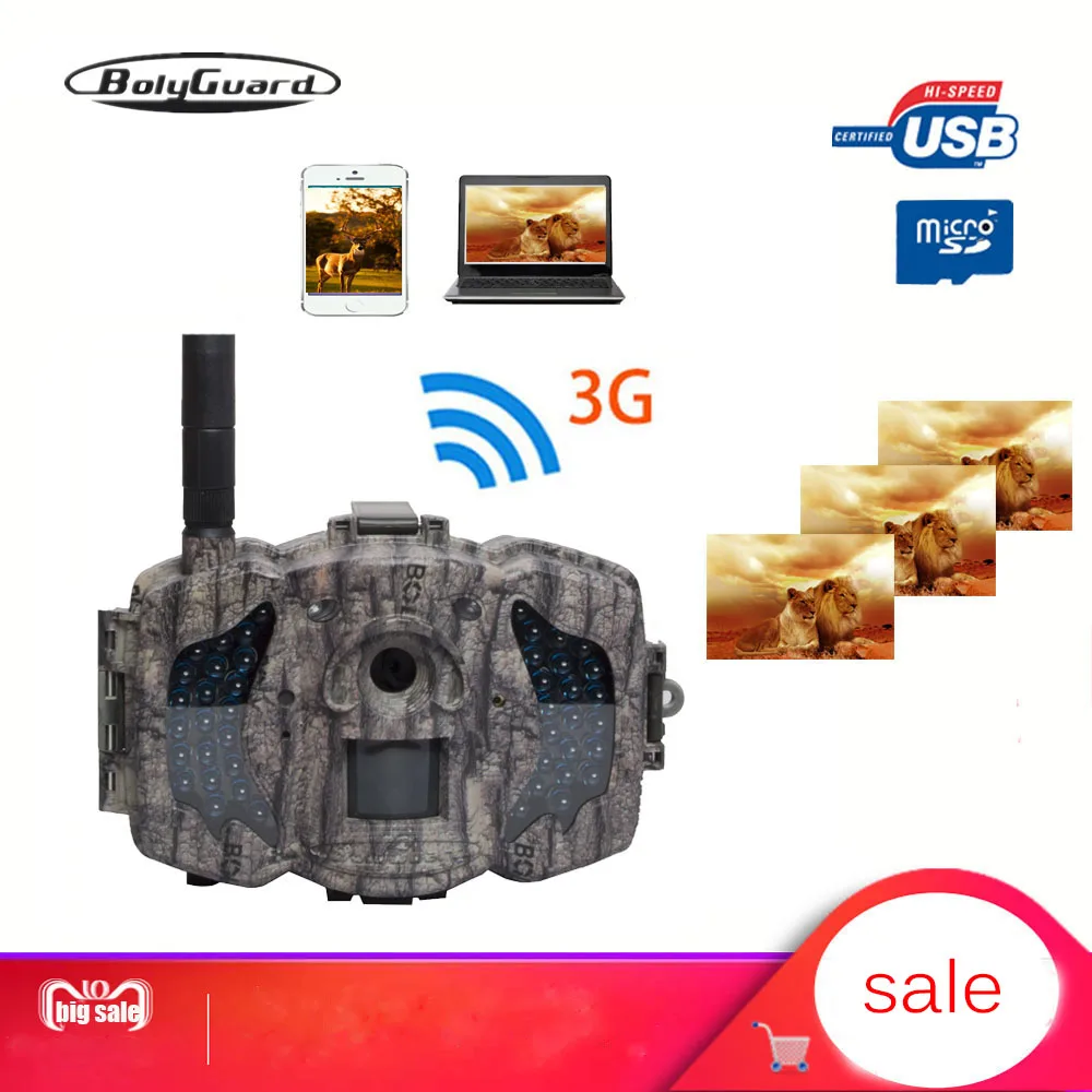 Охотничья камера Bolyguard 36MP 1080P Trail camera 3g беспроводный телефон gsm MMS GPRS тепловизор