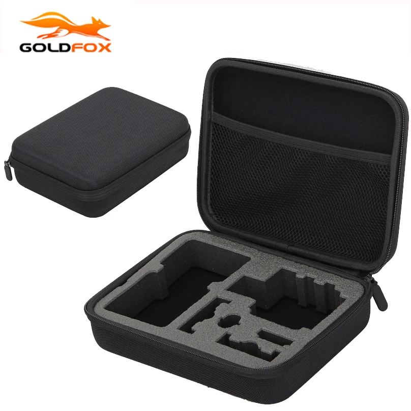 Сумка для хранения GOLDFOX Дорожный Чехол GoPro Hero Sessions 4/4/3 +/2/1 XiaomiYi EKEN H9/H9R SJCAM чехол экшн
