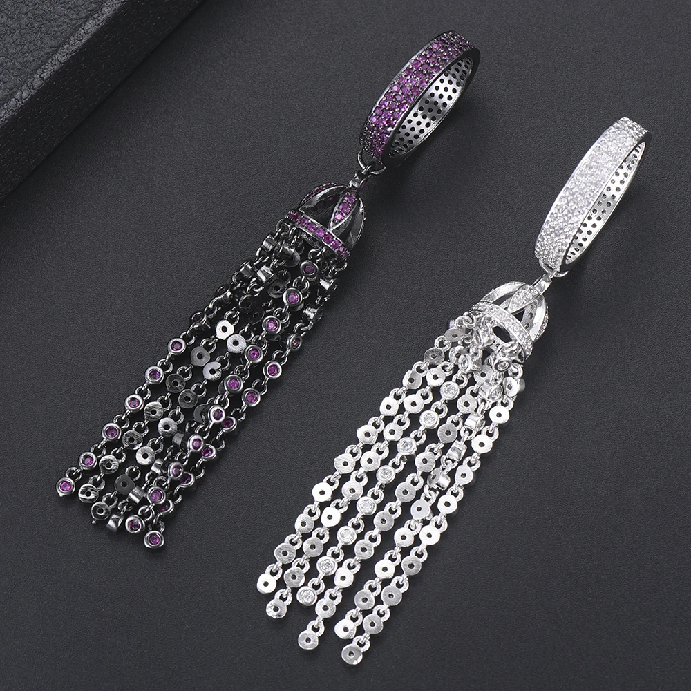 Женские свадебные кольца GODKI обручальные с кисточками и фианитом класса ААА