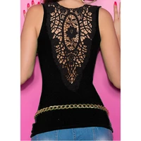 sexy lace patchwork women tank top with out belt 2022 summer new camis ladies fashion cropped top female camisole clothing