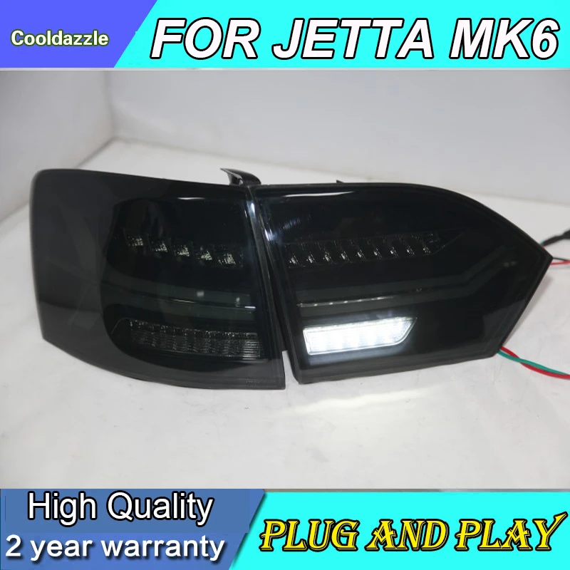 Для Volkswagen New Jetta MK6 Sagitar светодиодный задние фонари 2011 2012 2013 год для AUDI Стиль динамический токарная обработка