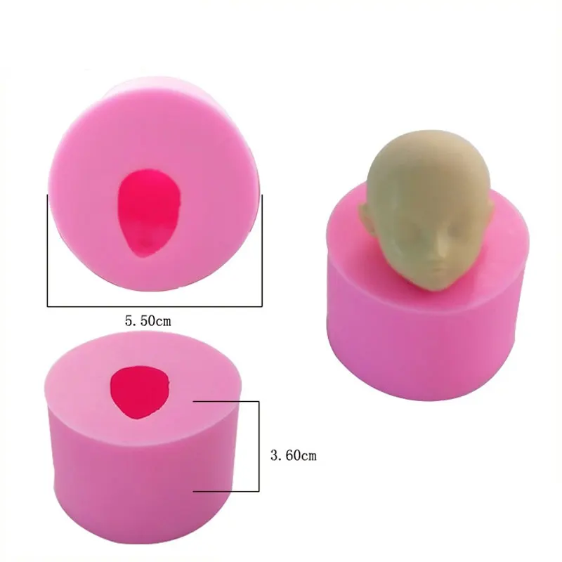 3D Baby Face силиконовый помадной формы для выпечки торта Формы шоколадной мастики