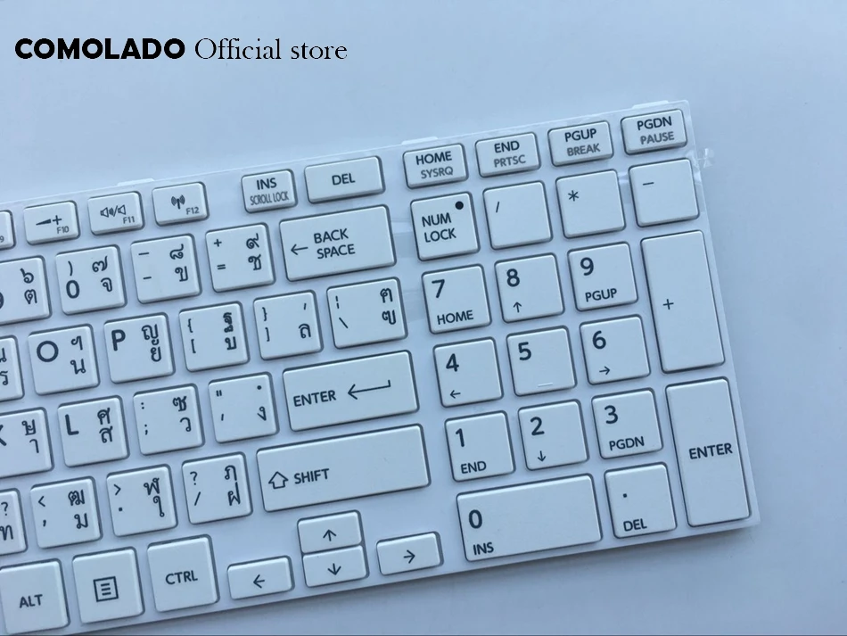 TI Thailand клавиатура для TOSHIBA L50 A C50 C50D C55D S55D S55DT белая Раскладка|Клавиатуры замены| |