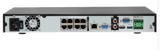 Оригинальный DH многоязычный NVR5208-8P-4KS2E 8CH 1U 4 К к &amp H.265 8 портов PoE поддержка ePoE EoC Onvif