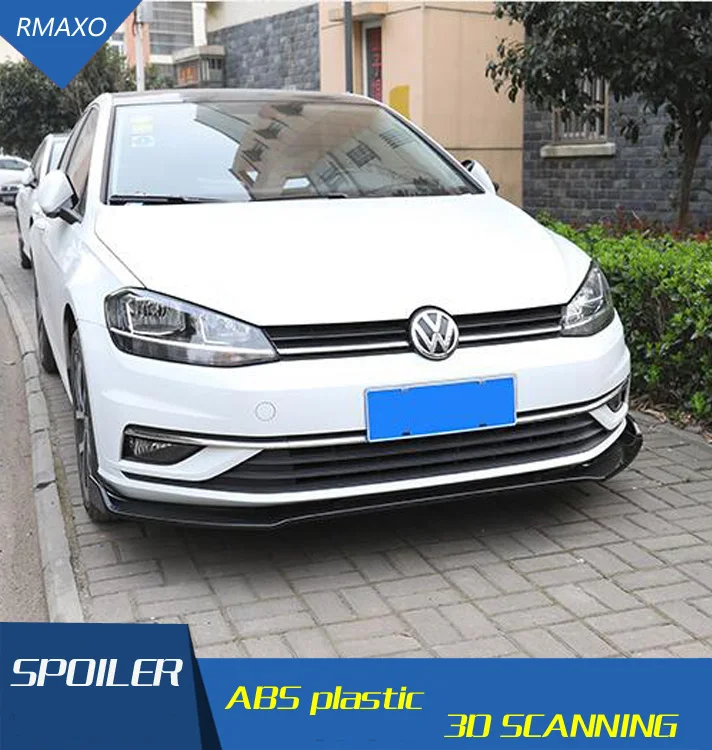 Для Volkswagen Golf 7,5 Комплект кузова спойлер- для Golf ABS задний спойлер передний бампер диффузор защитные бамперы