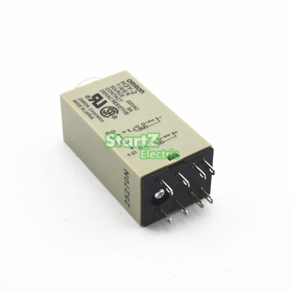 

10Pcs H3Y-2 AC 110V Delay Timer Time Relay 0 - 5 Minute
