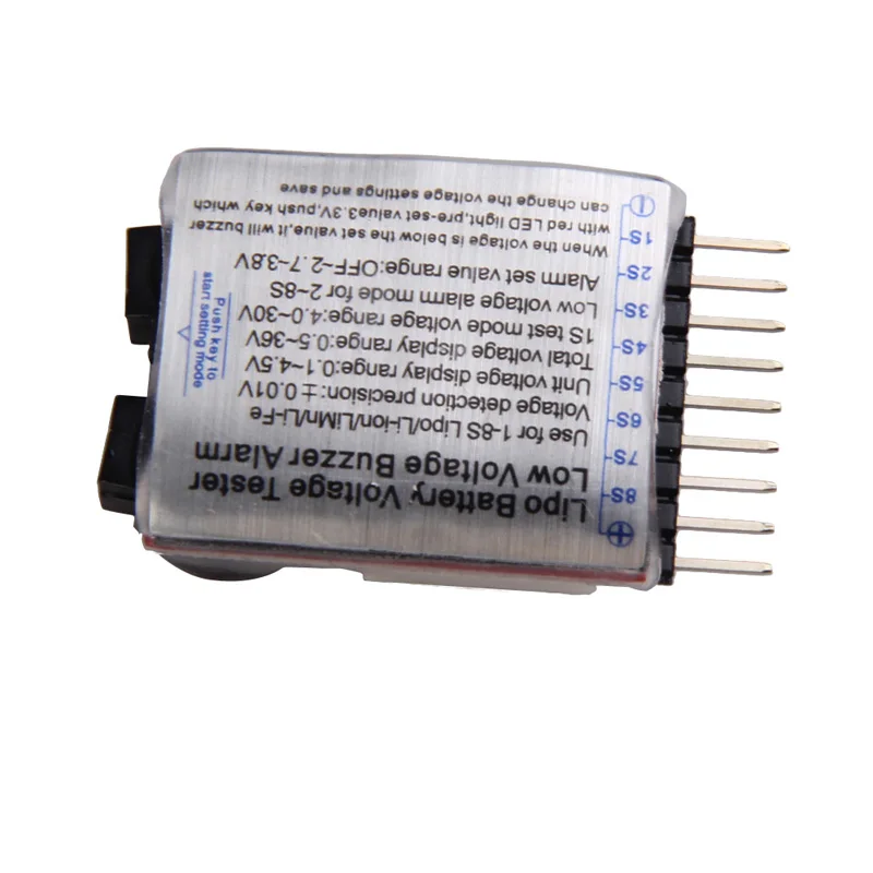 Высокая точность 2 в 1 RC Lipo батарея измеритель низкого напряжения тестер